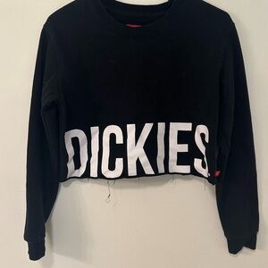 Dickies Black Sweatshirt with Red Tag